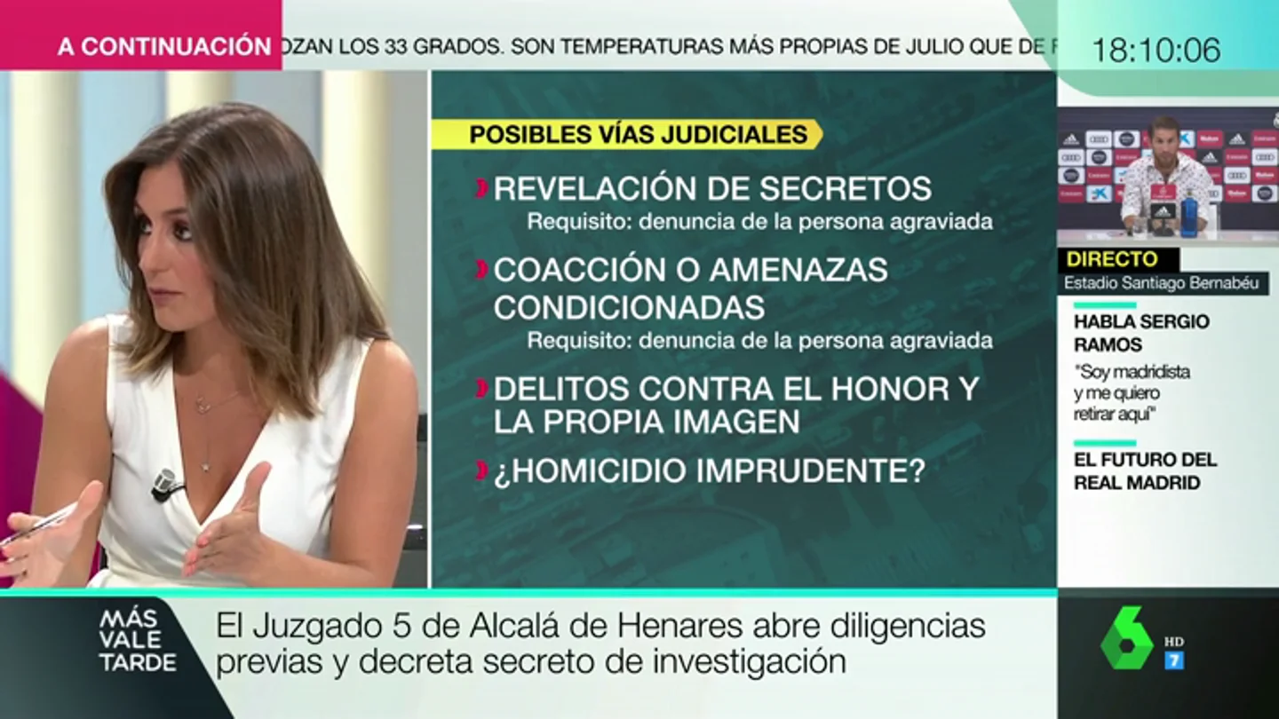 Estas son las posibles vías por las que podría judicializarse el caso de Verónica Estas son las posibles vías por las que podría judicializarse el caso de Verónica