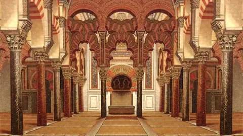 Interior de la Mezquita de Córdoba Interior de la Mezquita de Córdoba