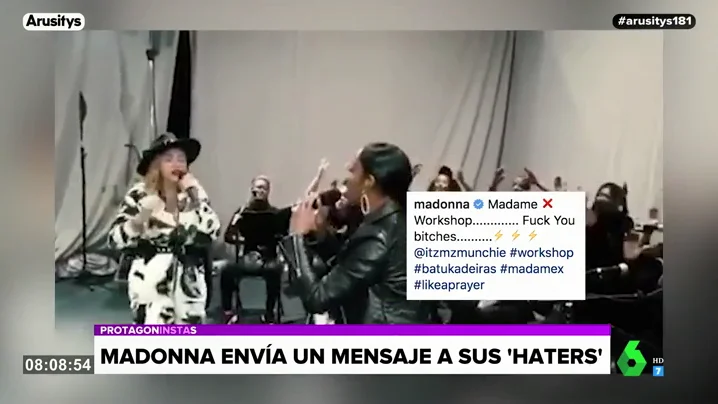 Madonna responde a las críticas a su actuación en Eurovisión con un vídeo en Instagram