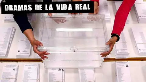 Urnas en un colegio electoral El Muro