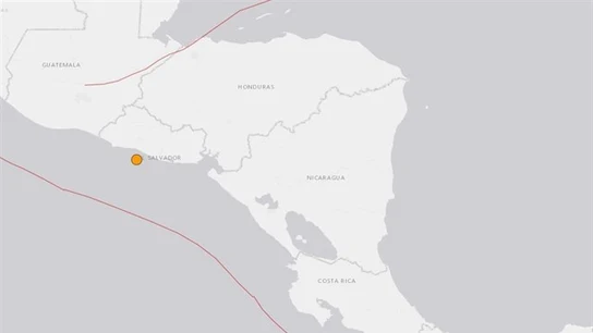Mapa señalando El Salvador Mapa señalando El Salvador