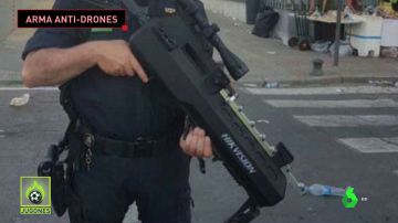 El arma anti-drones de la Policía: un rifle con alcance de dos kilómetros