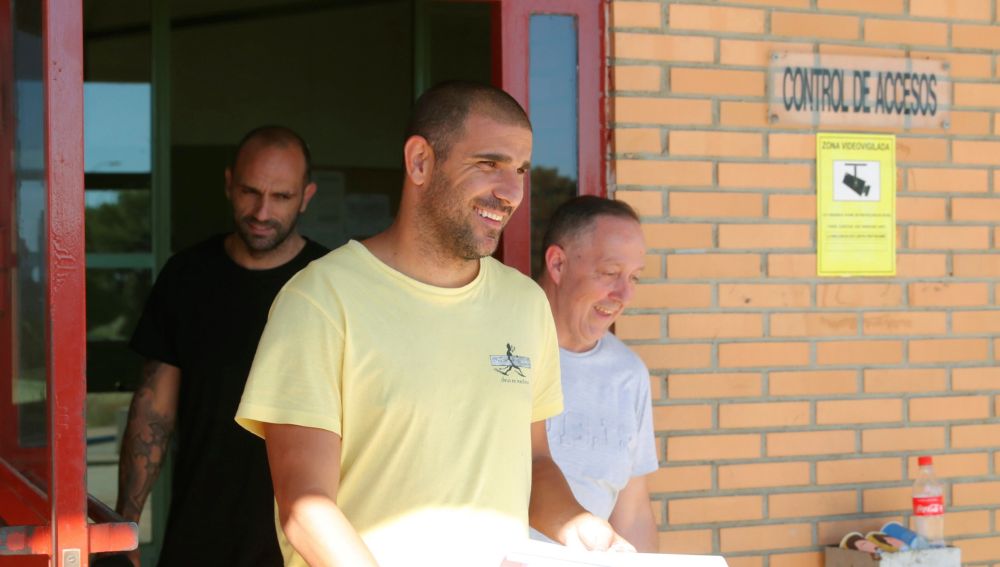 Carlos Aranda, a su salida de prisión