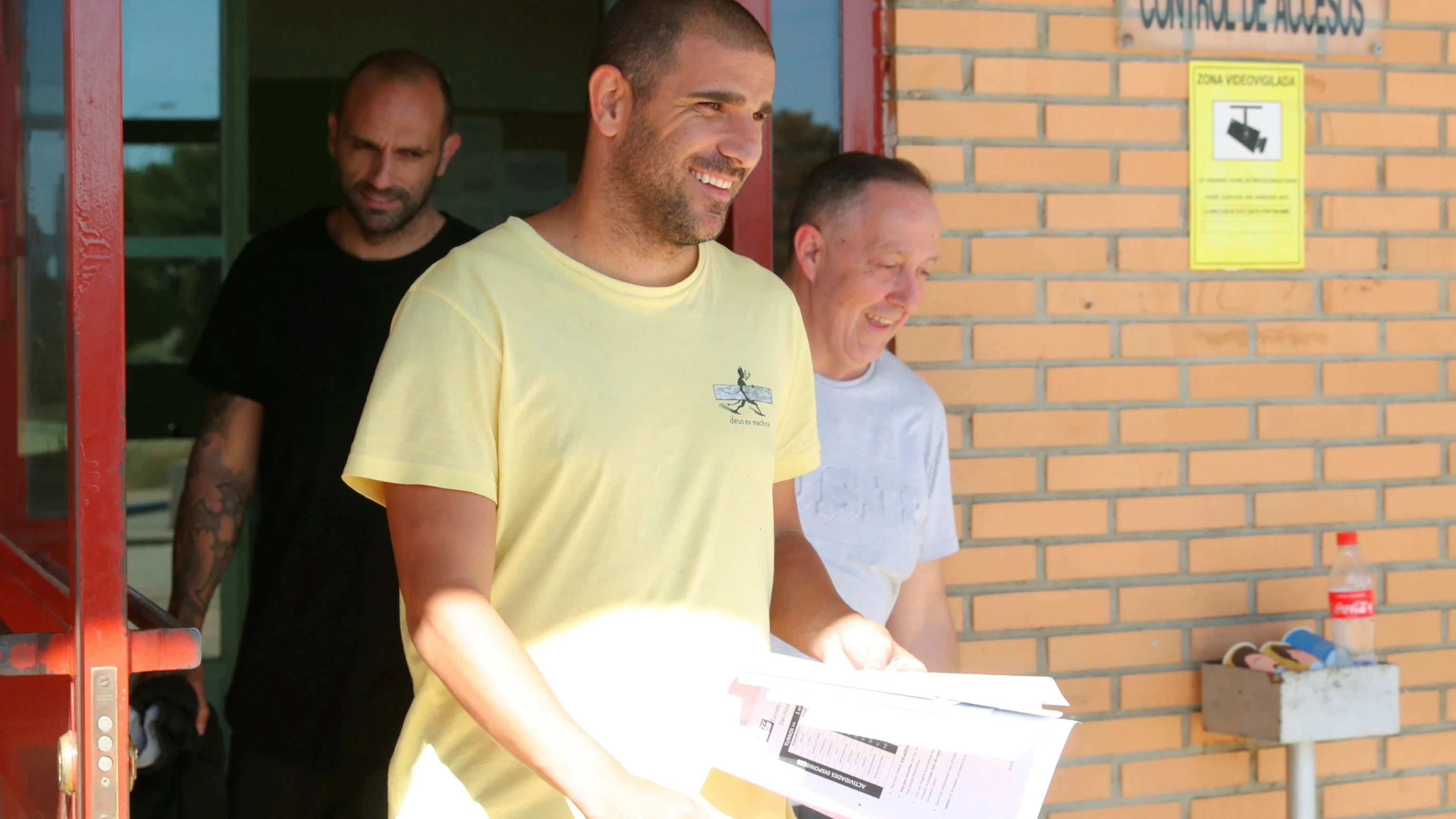 Carlos Aranda, a su salida de prisión Carlos Aranda, a su salida de prisión