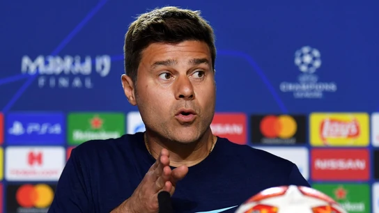 Mauricio Pochettino en rueda de prensa Mauricio Pochettino en rueda de prensa
