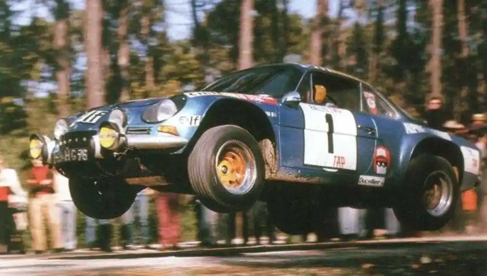 Jean Pierre Nicolas, en el Rally de Portugal 1973