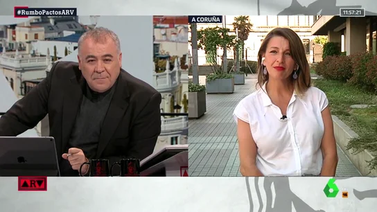 Antonio García Ferreras y Yolanda Díaz, nueva ministra de Trabajo (Archivo) Yolanda Díaz (Unidas Podemos): "Queremos estar en el consejo de Ministros para cambiar las políticas, no para calentar la silla"
