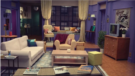 La recreación que Ikea ha hecho del salón de 'Friends' La recreación que Ikea ha hecho del salón de 'Friends'