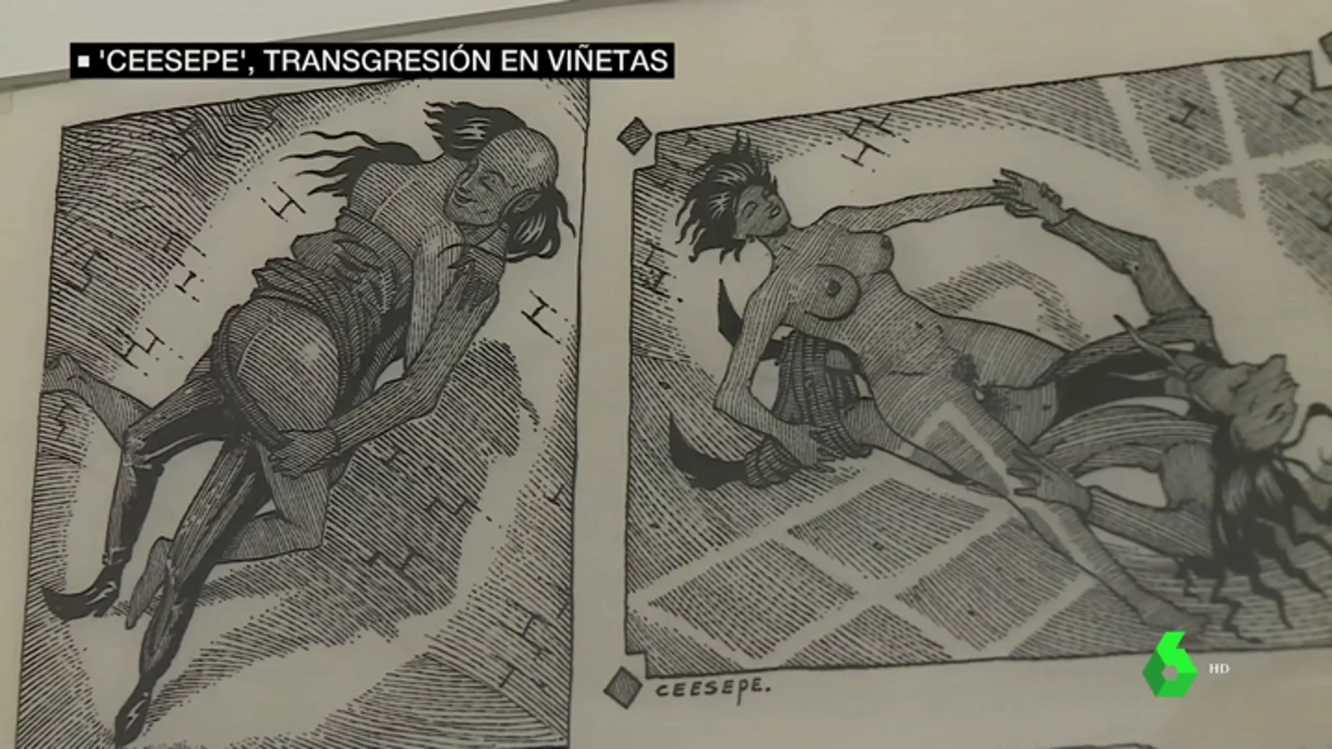 Contracultura y transgresión: las viñetas que repasan el arte políticamente incorrecto de Ceesepe 