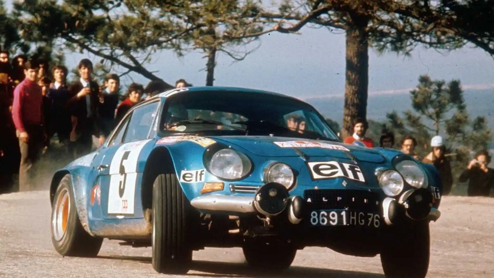Jean Luc Therier en el Rally de Portugal de 1973