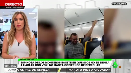 Un grupo de pasajeros alemanes corea cánticos nazis y racistas en un vuelo hacia Palma de Mallorca Un grupo de pasajeros alemanes corea cánticos nazis y racistas en un vuelo hacia Palma de Mallorca