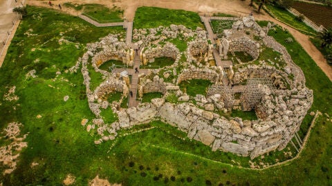 Ggantija Temple, vista aérea