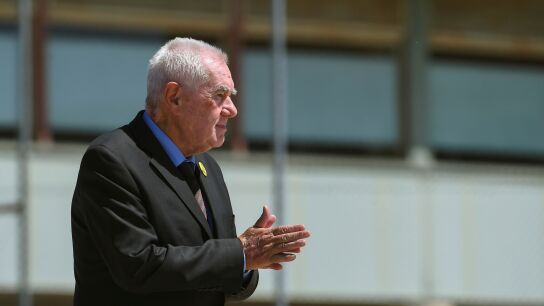 El candidato de ERC a la Alcald&iacute;a de Barcelona y ganador de las elecciones, Ernest Maragall