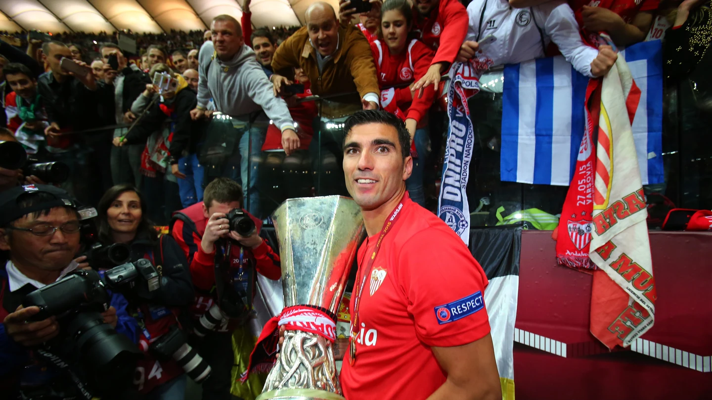 Reyes ganó tres Europa League consecutivas con el Sevilla Reyes ganó tres Europa League consecutivas con el Sevilla