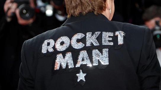 Imagen de Elton John en el estreno de 'Rocketman' Imagen de Elton John en el estreno de 'Rocketman'