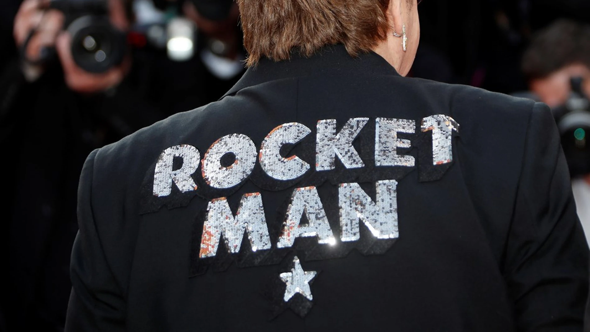 Imagen de Elton John en el estreno de 'Rocketman'