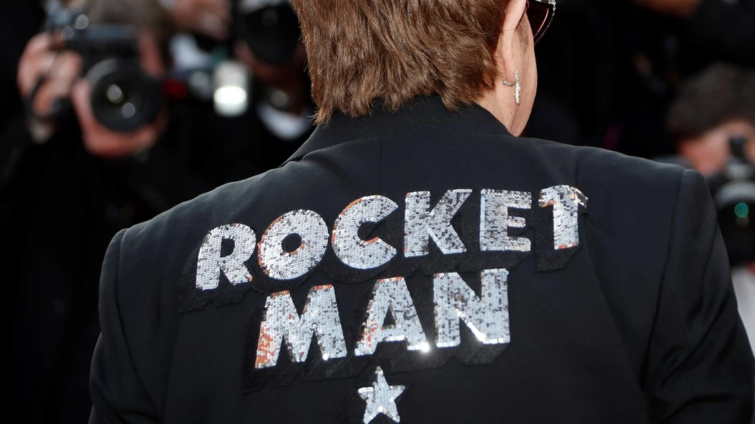 Imagen de Elton John en el estreno de 'Rocketman'