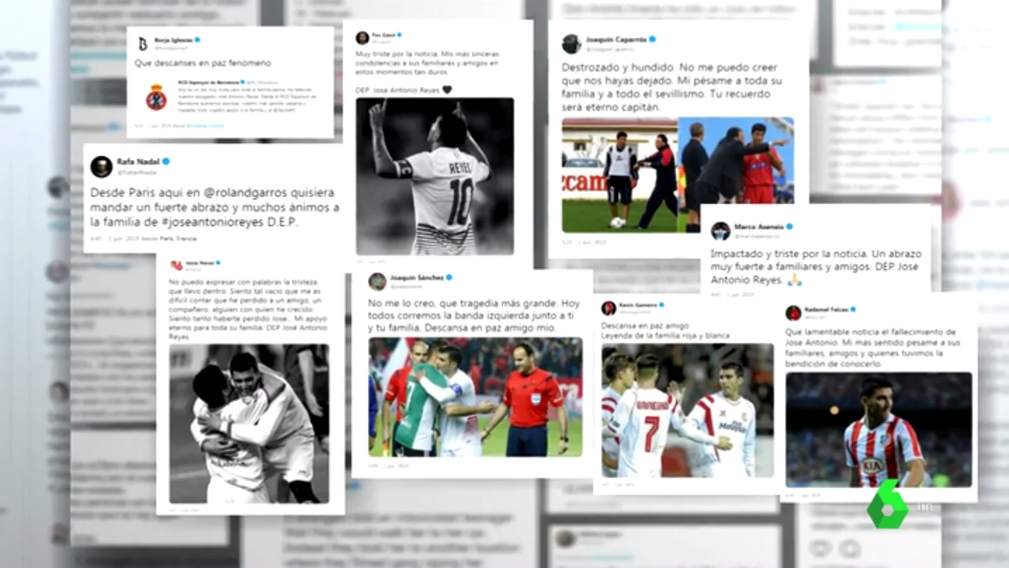 Condolencias en el mundo del deporte por la muerte de José Antonio Reyes Condolencias en el mundo del deporte por la muerte de José Antonio Reyes