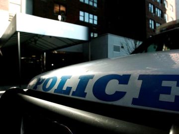 Imagen de un coche de policía de Estados Unidos Imagen de un coche de policía de Estados Unidos