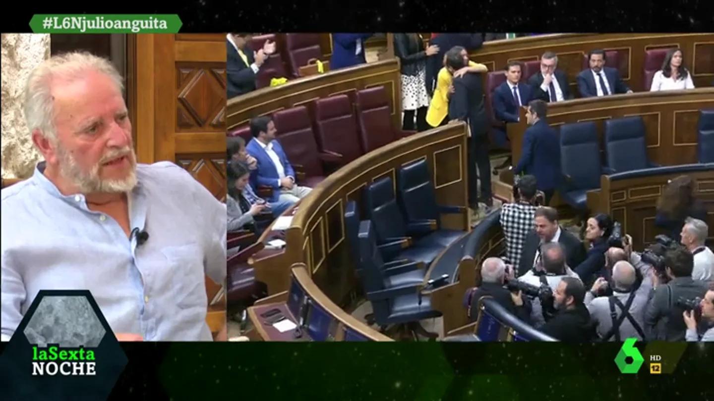El análisis de Julio Anguita sobre los políticos independentistas suspendidos: "Es una auténtica indignidad democrática" El análisis de Julio Anguita sobre los políticos independentistas suspendidos: "Es una auténtica indignidad democrática"