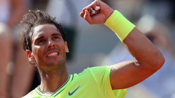 Rafa Nadal celebra una victoria