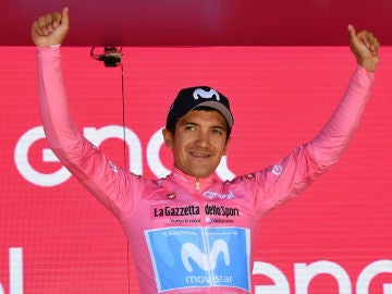 Carapaz, con la 'maglia' rosa del Giro Carapaz, con la 'maglia' rosa del Giro