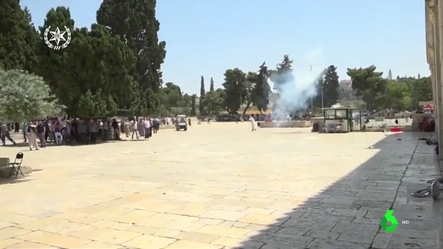 Más de 40 heridos tras disturbios en la Explanada de las Mezquitas en el día de la conquista de Jerusalén Más de 40 heridos tras disturbios en la Explanada de las Mezquitas en el día de la conquista de Jerusalén