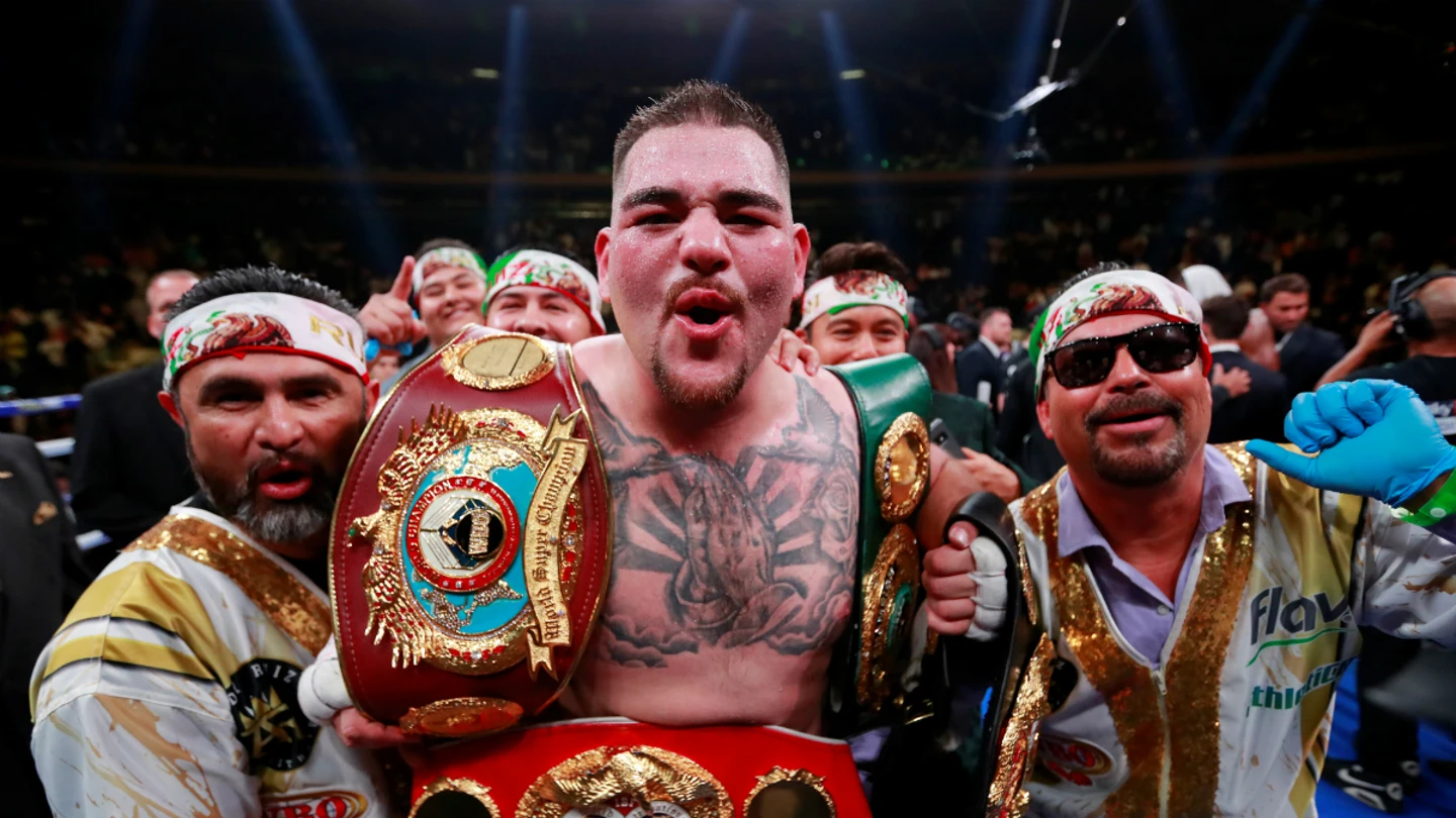 Ruiz Jr., tras ganar a Joshua Ruiz Jr., tras ganar a Joshua