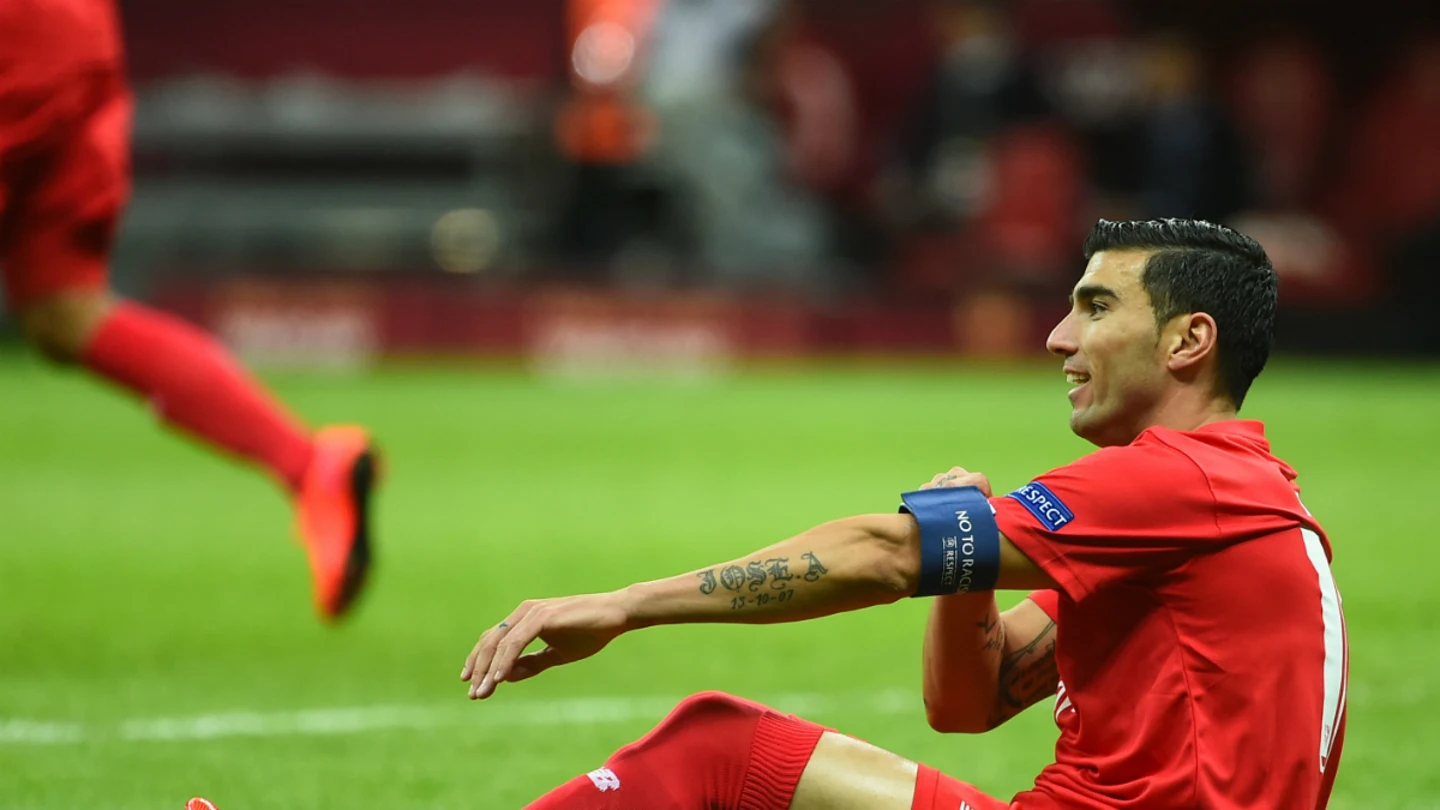 Reyes, en un partido con el Sevilla Reyes, en un partido con el Sevilla