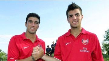 Reyes y Cesc, en el Arsenal