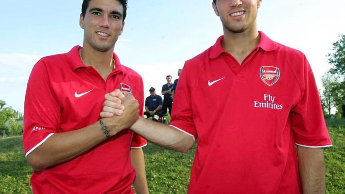 Reyes y Cesc, en el Arsenal