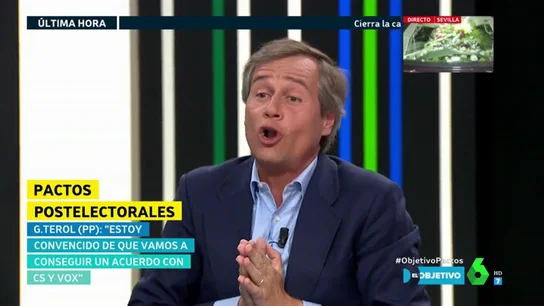 Ana Pastor pone contra las cuerdas a Antonio González Terol (PP): "¿Vox ya no es otra vez de ultraderecha?" Ana Pastor pone contra las cuerdas a Antonio González Terol (PP): "¿Vox ya no es otra vez de ultraderecha?"