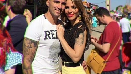 José Antonio Reyes y su mujer, Noelia