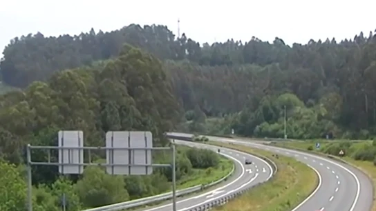Imagen de la zona donde ha ocurrido un accidente por un kamikaze en A Coruña Imagen de la zona donde ha ocurrido un accidente por un kamikaze en A Coruña