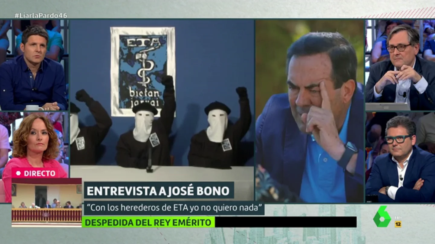 José Bono no pactaría con Bildu en ninguna situación: "Con los herederos de ETA yo no quiero nada" José Bono no pactaría con Bildu en ninguna situación: "Con los herederos de ETA yo no quiero nada"