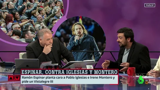 Ramón Espinar defiende que se abra el "debate en Podemos": "Cuando tienes pésimos resultados electorales te tienes que plantear que has hecho mal" Ramón Espinar defiende que se abra el "debate en Podemos": "Cuando tienes pésimos resultados electorales te tienes que plantear que has hecho mal"