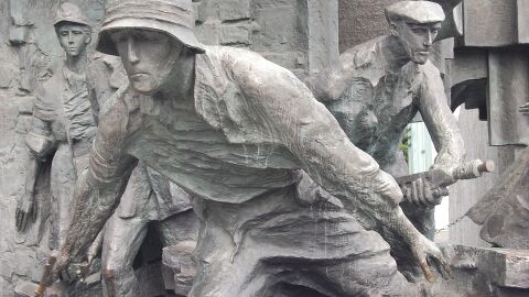 Monumento en el Gueto Judío de Varsovia