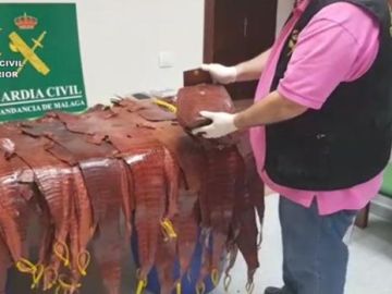 Mercancía incautada por la Guardia Civil Mercancía incautada por la Guardia Civil