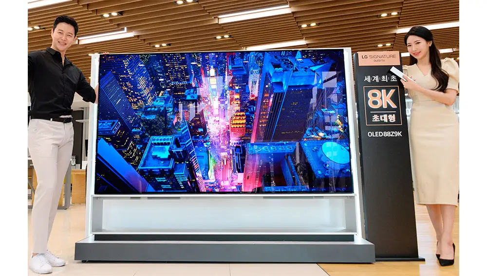 El nuevo televisor OLED 8K de LG lanzado en Corea del Sur