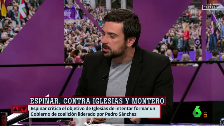 Ramón Espinar: "Podemos se ha roto en pedazos y eso necesita un tratamiento"