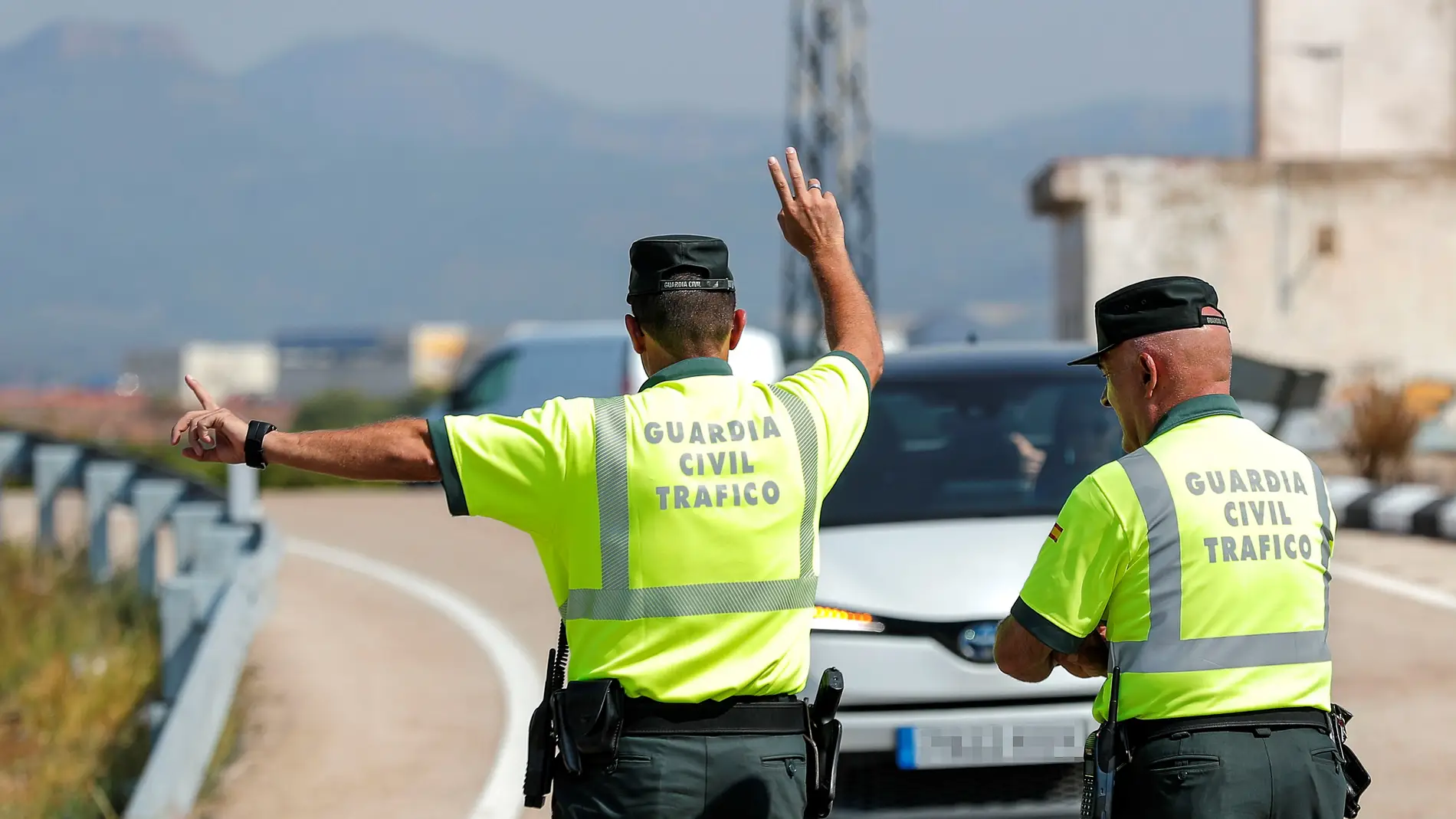 Control de la Guardia Civil de Tráfico