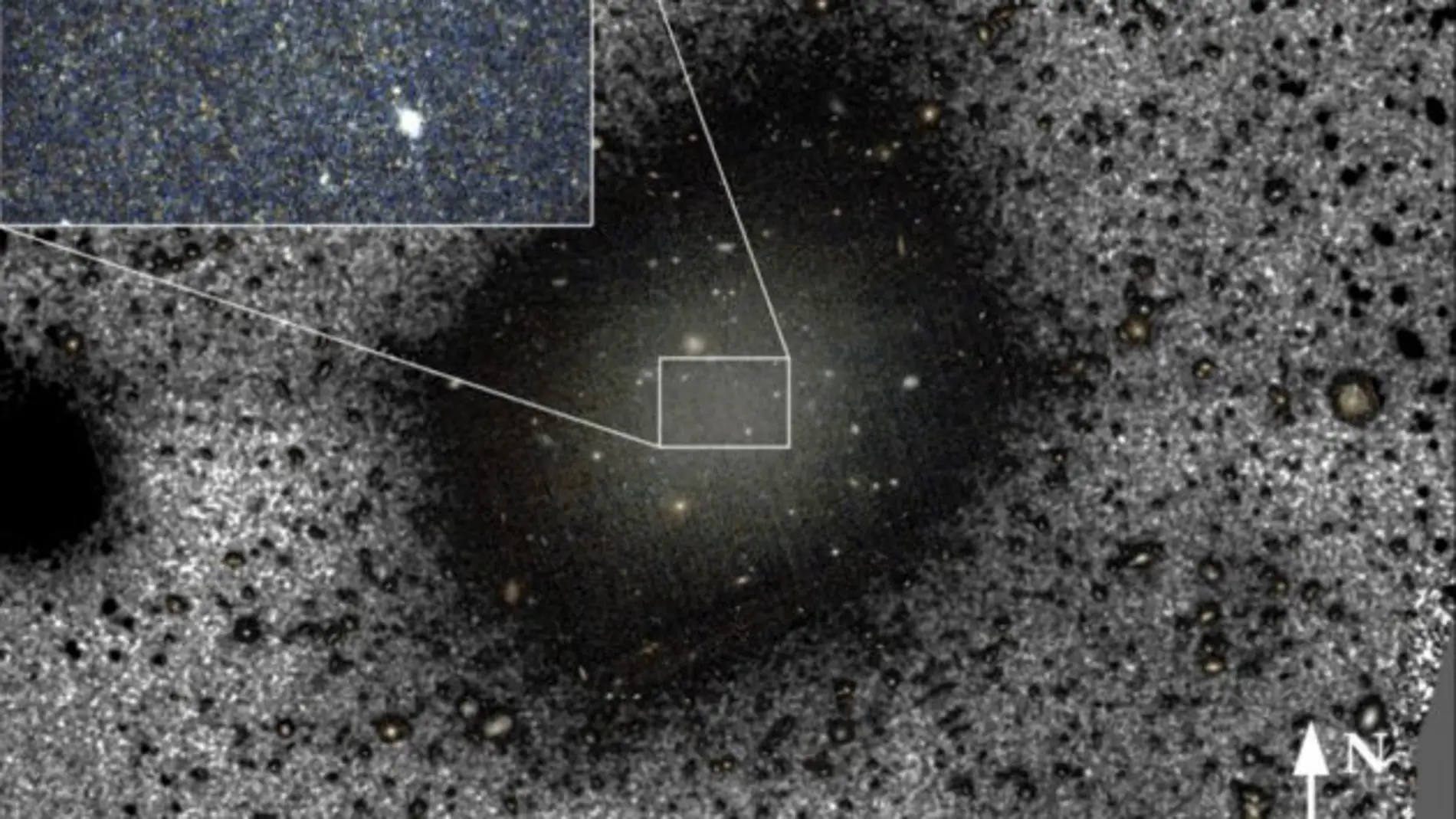 Resuelto el misterio de la galaxia sin materia oscura