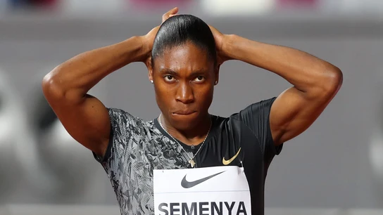 Semenya, durante una prueba Semenya, durante una prueba