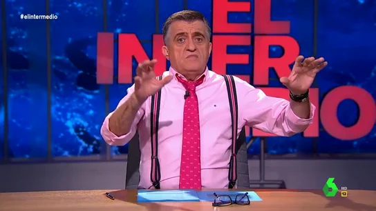 La divertida imitación de Wyoming al rey Juan Carlos: "Tenía que colgar esa cabeza de elefante ahí; lo siento, no volverá a ocurrir" La divertida imitación de Wyoming al rey Juan Carlos: "Tenía que colgar esa cabeza de elefante ahí; lo siento, no volverá a ocurrir"