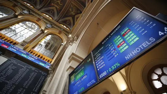 Interior de la Bolsa de Madrid Interior de la Bolsa de Madrid