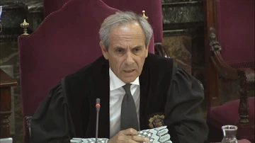 El fiscal Javier Moreno en el juicio del 'procés'.