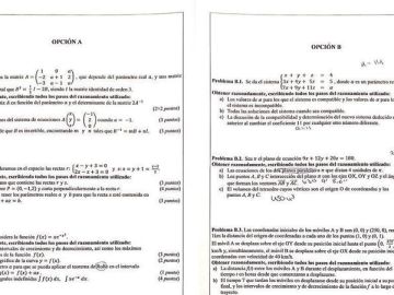 Examen de Matemáticas Examen de Matemáticas