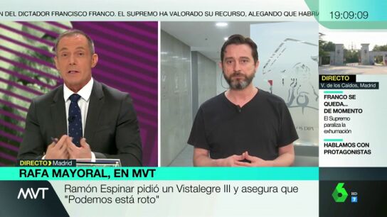 Rafael Mayoral responde a Ram&oacute;n Espinar, que pide la refundaci&oacute;n de Podemos: "Los trabajadores no tienen tiempo para que hablemos de nosotros"