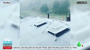 La imagen más sorprendente del día: así nieva en Madrid en pleno junio