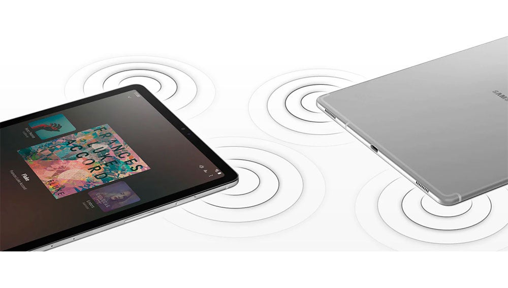 Esta Galaxy Tab S5e está acabada en aluminio